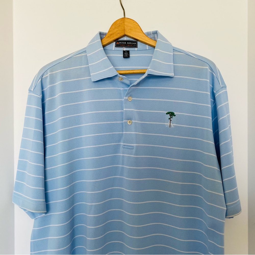 Peter Millar Summer Comfort Pine Tree Golf Club Shirt XL